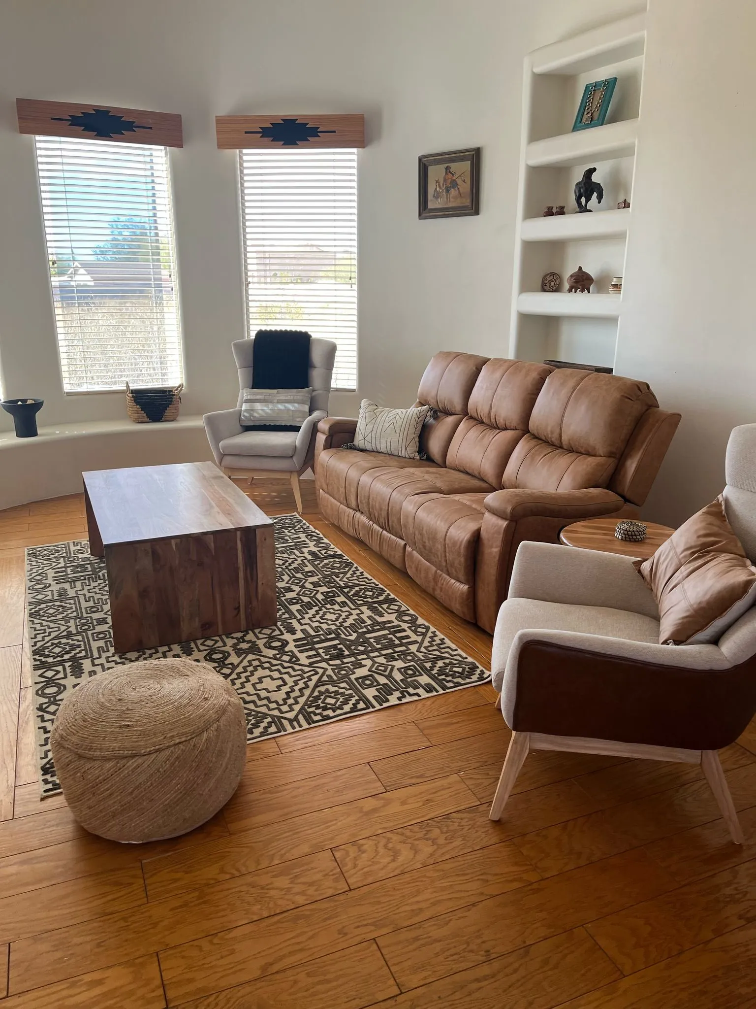 Cleaned and Stylized Living Room in Phoenix, AZ